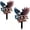 B (2 Pc), variant on Metal Memorial Day Yard Signs, 4th of July Yard Decorations, Independence Day Eagle Lawn Ornament, Weather-Resistant Iron Art, Garden Stake