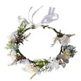 thumbnail image 1 of Corona de flores para el pelo bohemia, corona floral artificial, corona nupcial para ceremonia de boda ER, 1 of 5
