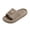 Coffee#010, variant on Domuza Mens Cute Bear Decor Thick Platform EVA House Slippers, Soft Non‑slip Indoor Slide Sandals