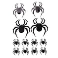 thumbnail image 1 of OULII 12Pcs Spider Shaped Wall Stickers for, 1 of 8
