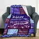 thumbnail image 4 of LHSHID Grandson Gift Blanket to My Grandson Blanket from GrandYes Best Grandson Gift Throw Blanket for Sofa Blanket as Graduation Cozy Flannel Blanket for All Season 60x80in, 4 of 6