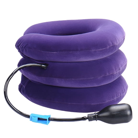 XIRQI Neck Stretcher Traction Support,Air Inflatable Pillow Cervical Neck Traction For Easing Muscle Pain