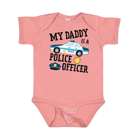 

Inktastic My Daddy is a Police Officer Gift Baby Boy or Baby Girl Bodysuit