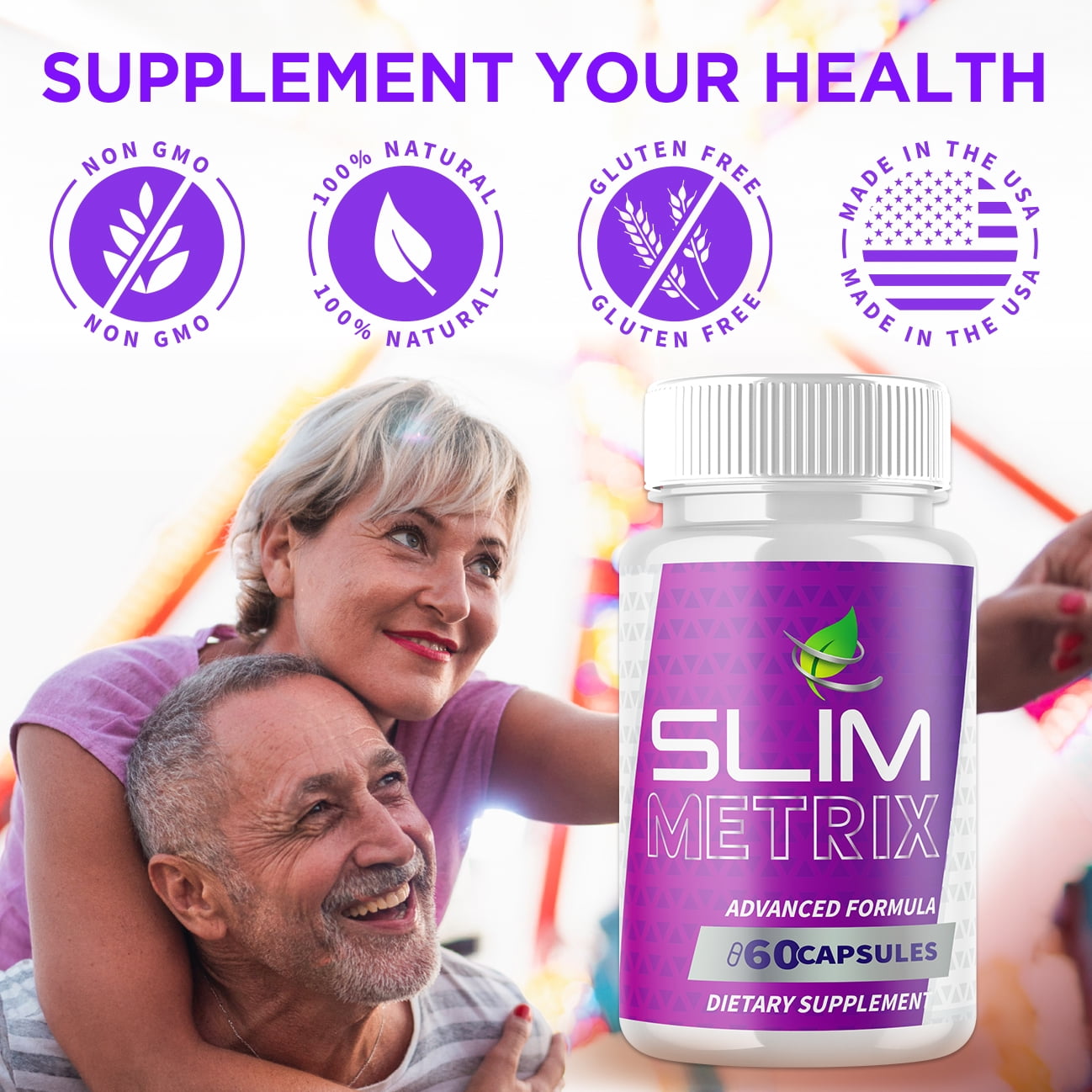 Slim Metrix Advanced Formula Pills Supporting Energy and Healthy Lifestyle SlimMetrix 300 Capsules