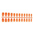 thumbnail image 1 of Minnieouse 24 piezas de uñas postizas para mujer, bricolaje, herramientas de decoración de manicura falsa, accesorio de decoración de moda, puntas de Juegos de manicura Naranja dulce Minnieouse CE011429-30, 1 of 5