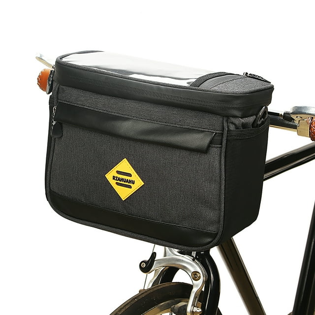 Portaequipajes Bolsa térmica para bicicleta con aislamiento de ciclismo Bolsa para manillar de bicic RZAHUAHU Portaequipajes