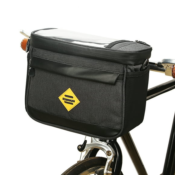 Sac Isotherme pour Vélo Résistant à l'Eau Sac de Guidon de Vélo Panier avant avec Support de Téléphone pour Vélo