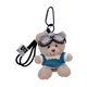 thumbnail image 3 of Llavero con colgante de animal de dibujos animados, novedoso, adorable y de peluche. Oso azul, 3 of 9