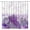 Violet, variante sur Rideau de Douche Coucher de Soleil à la Plage Hawaï Bord de Mer Vagues de l'Océan Lever de Soleil Côtier Tropical Décor Estival Apporter les Vibes de la Plage à la Maison Ensemble en Tissu Polyester (71"x71)