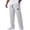 Light Gray, variant on Pants for Men Elastic High-Waisted Drawstring Straight Legs Athletic Pants Loose Fit Jogging Sweat Pants with Pockets