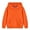 WMD8004, variant on HILEELANG 4-12 Toddler/Little/Big Boys Girls Orange Solid Color Hoodie Pullover 7-8