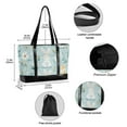 thumbnail image 2 of FORMRS Laptop Tote Bag for Women with 15.6" Computer Compartments Handbag, Floral Easter, 2 of 7
