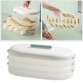 thumbnail image 3 of Contenedor de alimentos para congelador con asa, ideal para bocadillos, bolas de masa hervida y cereales, ahorra espacio. verde, 3 of 9