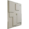 thumbnail image 2 of Ekena Millwork 19 5/8"W x 19 5/8"H Gomez EnduraWall Decorative 3D Wall Panel, UltraCover Satin Blossom White (12-Pack for 32.04 Sq. Ft.), 2 of 6