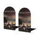 thumbnail image 1 of Diarios de Vampiros Sujetalibros decorativos temáticos, tope para estantería con base antideslizante, uso dual para hogar y oficina - 2 piezas, 1 of 6