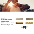 thumbnail image 3 of Decorative Rings , Exquisite Workmanship Metal Material Watchband Decorate Gold Watch Band Decorate Gift For Friends Family Co Workers, 3 of 8