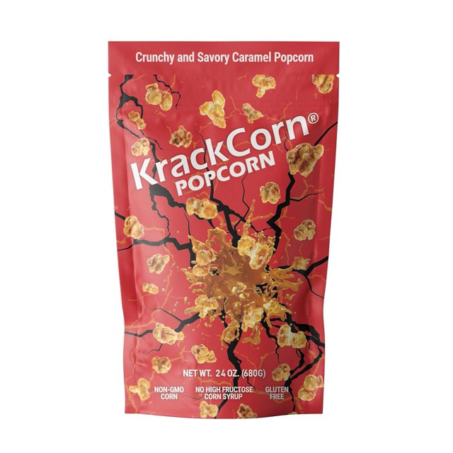 Caramel Popcorn - Gluten-Free, Non-GMO Caramel Flavored Popcorn, Sweet and Salty Corn Gourmet Snack - Delicious Treat for Family Parties, Movie Nights - 11 Oz, Pack of 3