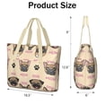 thumbnail image 3 of Tote Bag for Women - Dog Mom Shoulder Bag - Large Utility Work Duffle Bag with Zipper Handbag for Travel, Work, Sprots, 3 of 5