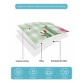 thumbnail image 5 of Quilts Full Size Bedding Set, Cactus Tropical Watercolor Lightweight Quilted Comforter, Sage Green Plaid Summer Soft Reversible Bedspread Coverlet with Pillow Covers for All Season, 78" x 90", 5 of 7