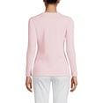 thumbnail image 2 of Lands' End Women's Cotton Rib T-shirt, 2 of 3