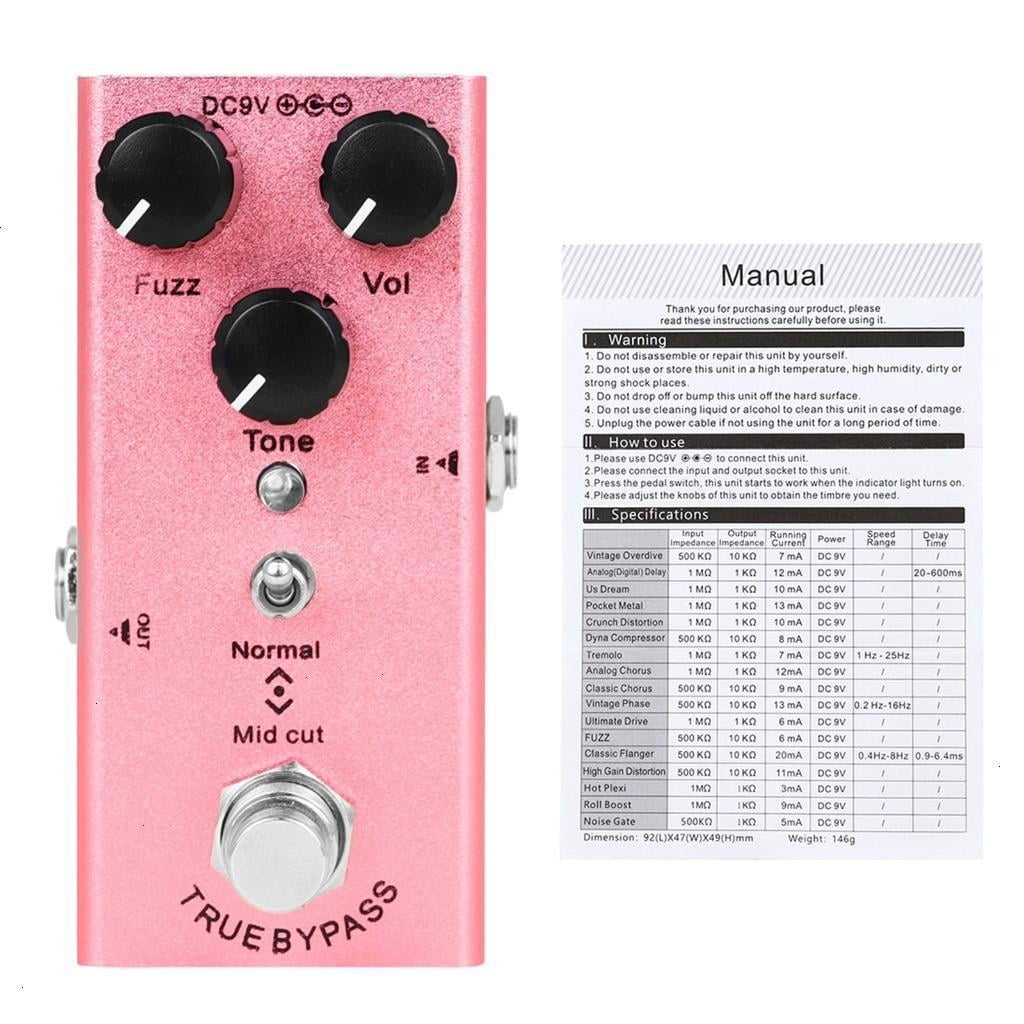 NANMELX Electric Guitar Effects Pedal with Noise Reduction and Sound For Guitar and Bass