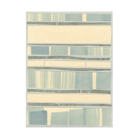 Inlay Art - Ocean Inlay I Print Wall Art By Renee W. Stramel