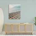 thumbnail image 2 of Stupell Beach Umbrellas Coastal Vacation Landscape Photography Gallery Wrapped Canvas Print Wall Art, 2 of 7