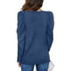 thumbnail image 3 of Blusa casual top de mujer de manga larga color puro elegante de moda para ir de compras ANGGREK Otros, 3 of 6