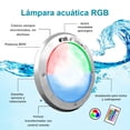 thumbnail image 2 of 1 Lámpara LED Sumergible Para Alberca de nicho o sobreponer ADS PL 80W 27CM Multicolor RGB Con Transformador, 2 of 5