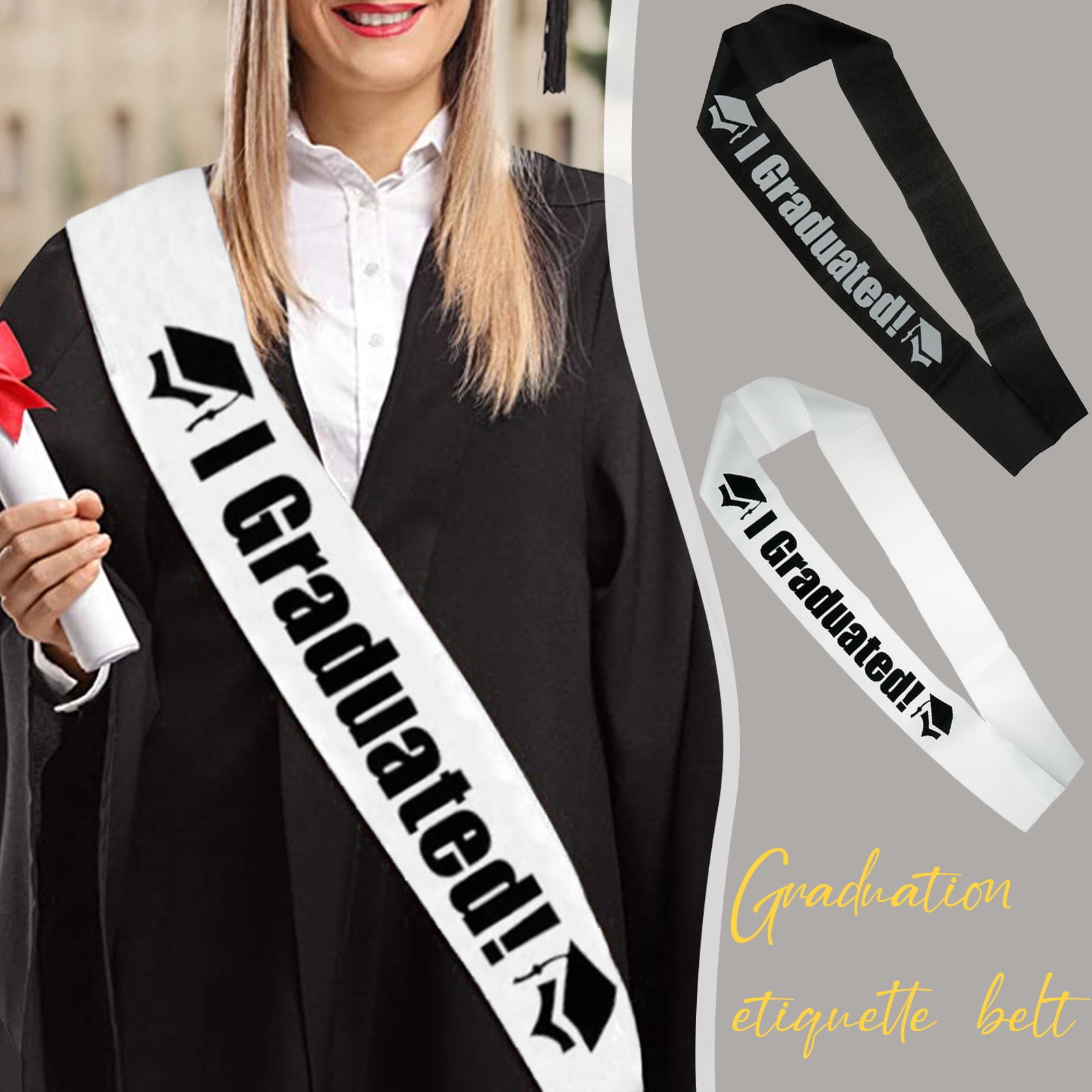 Mishuowoti Etiquette Belt Graduation Shoulder Strap Etiquette Belt