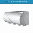 thumbnail image 2 of Diamond Brazed Half-Round Grinding Wheel for Angle Grinder - 50mm Thickness, Versatile for Marble, Quartz, Ceramic Tiles - High-Speed, Durable, Compact Design for Smooth Edge Finishing in Stone, 2 of 6