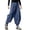 Navy, variant on Yuhangmm Men's Solid Summer Harem Pants Loose Fit Casual Large Trousers Navy M