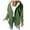 BA-Army Green, variant on BiZtdJrK Sale Of The Day Hoodies for Women Casual Button Down Long Sleeve Jacket Solid Color Oversized Sweatshirt Coats Outdoor Drawstring Hooded Jackets with Pocket Army Green L