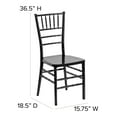 thumbnail image 4 of Flash Furniture Hercules Premium Series Adult Size Resin Stacking Chiavari Chair, Black, 4 of 12