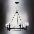 thumbnail image 5 of Luxury Traditional Chandelier, Matte Black, UQL6471, 5 of 5