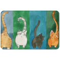 thumbnail image 1 of Pussy Ass Bath Mat Cat Bath Rug Bathroom Rug Floor Decor Carpet With Non Slip Backing Soft Comfortable Water Absorption 24X16 Inch, 1 of 7