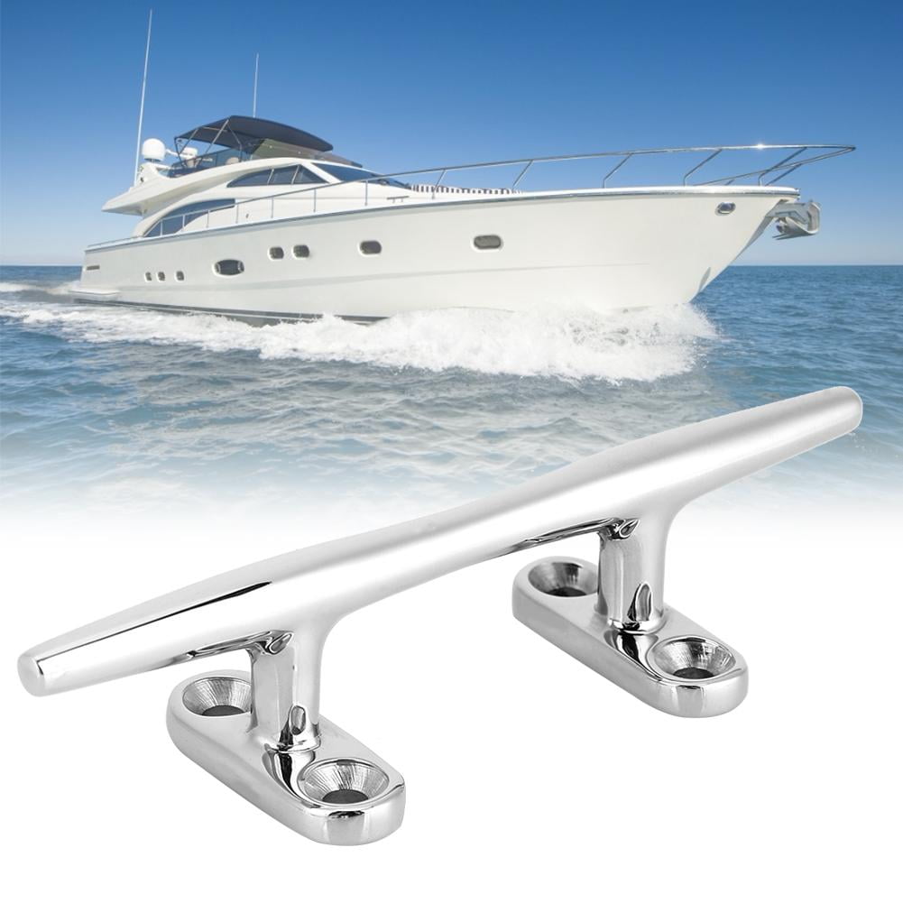 TOPINCN 6 Types Stainless Steel Yacht Rope Base Round Cleat Bollard