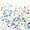 Style 2, variant on Tchckioa Watercolor Dot Shower Curtain,72x72 Inch Waterproof Hooks Bath Curtain for Bathroom