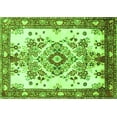 thumbnail image 1 of Ahgly Company Indoor Rectangle Medallion Green Traditional Area Rugs, 4' x 6', 1 of 1