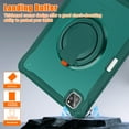 thumbnail image 6 of SaniMore Case for SaniMore Case for iPad Pro 11 2022/2021/2020/2018, iPad Air 5th/4th Generation/iPad 10.9" 2020, Shoulder Strap Pencil Slot Hybird 360° Ratating Handle Bracket Shockproof, Green, 6 of 20