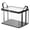 Black, variant on Extra Large Zippered Fabric Storage Container with Handles for Home Organization and Seasonal Bedding