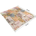 thumbnail image 4 of Pioneer Flower Floral Print Pattern Blanket,Comfortable Soft Lamb Wool Throw Blanket,All Season,Warm Lightweight Blankets for Sofa Bed Couch Living Room Chair,50"x60", 4 of 4