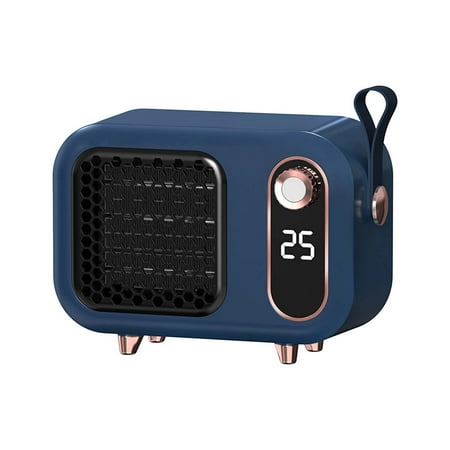 

Vxdvou Desktop Mini Heater with Fast Warming High-Power Energy-Saving thermoelectric Heater Portable Ceramic Heater with LCD Display