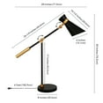 thumbnail image 3 of Evelyn&Zoe Industrial Metal Two-Tone Table Lamp, 3 of 11