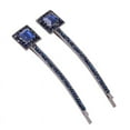 thumbnail image 3 of Over 20 Styles 2pcs Navy Blue Rhinestone Crystal Hairpin Women's Luxury Metal Hair Accessories Edge Clip ​ s for Girls, 3 of 10