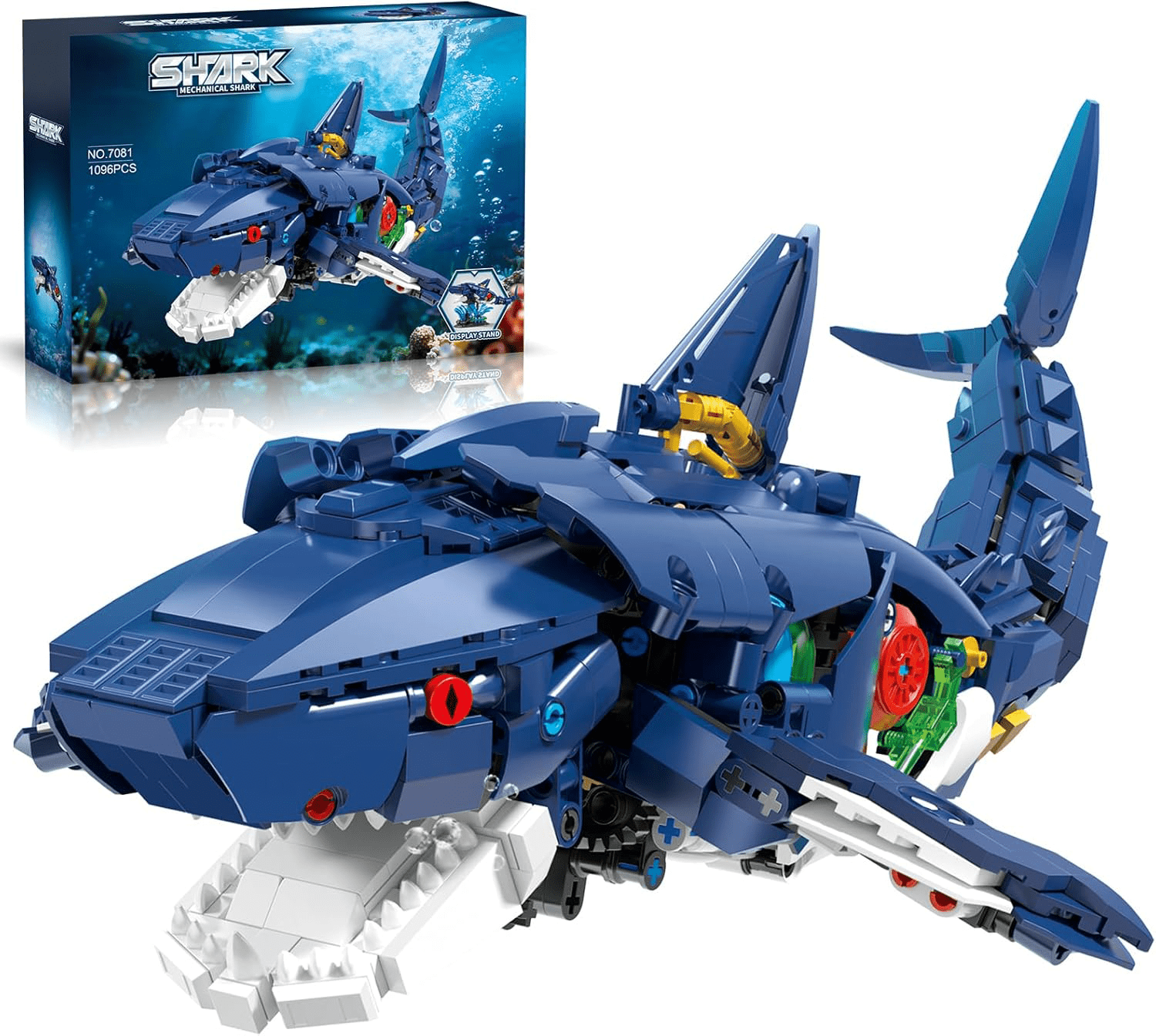 BrixVibe, Mechanical Octopus Model Building Set, 882pcs, with