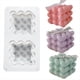 thumbnail image 2 of Molde de Vela Cuadrado de Burbuja de CorazóN de 2 Cavidades, Molde de Vela de CorazóN de San ValentíN de Silicona, Molde de Burbuja 3D para DecoracióN de Resina de JabóN DIY, 2 of 7