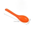 thumbnail image 2 of IDEANATEGRATE Serving Spoon Spoons for Soup Orange Plastic 6Pcs, 2 of 7
