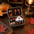 thumbnail image 2 of Halloween Decor Mini Ghost Tin Box Set Adopt a Ghost Decor Boo Basket Stuffers for Men Women Table Desk Office Shelf Halloween Party Decoration, 2 of 5