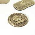 thumbnail image 5 of PET ARTIST BRASS DOG TAGS MILITARY PERSONALIZED CUSTOM PET NAME ID ENGRAVED FOR COLLAR, 5 of 9